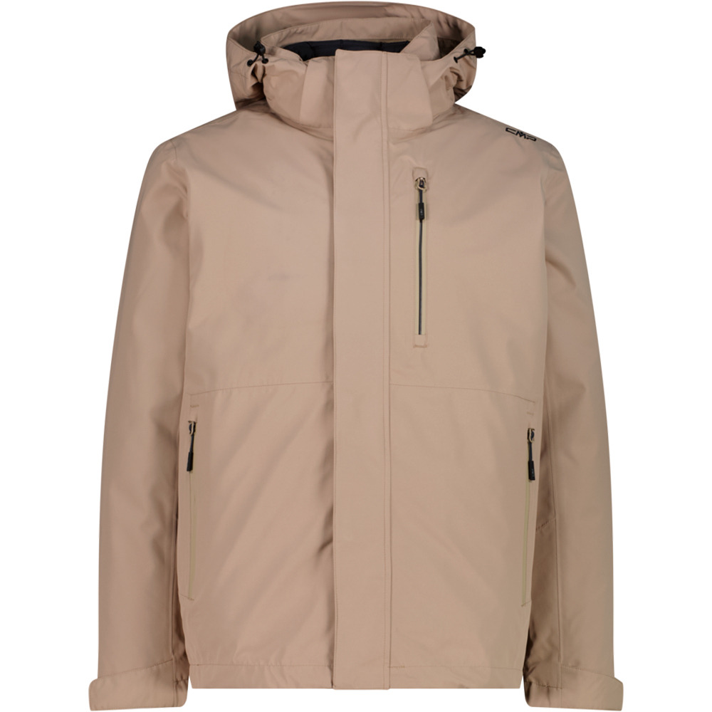 Cmp chaqueta outdoor hombre MAN JACKET ZIP HOOD DETACHABLE INN.JACKET vista frontal