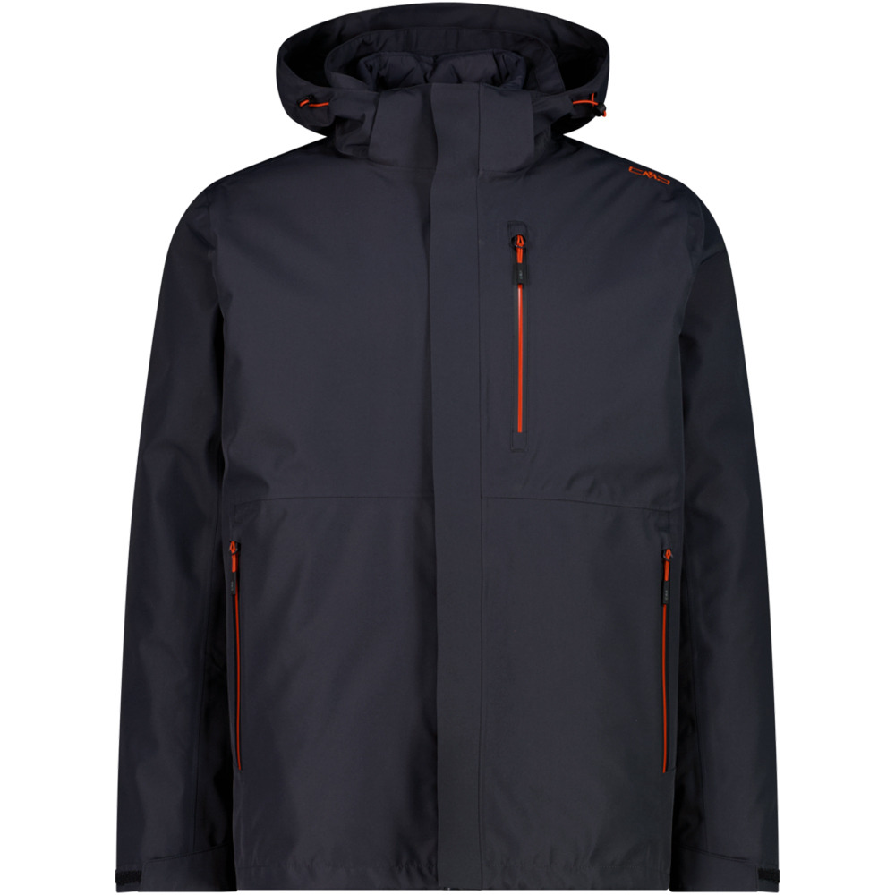 Cmp chaqueta outdoor hombre MAN JACKET ZIP HOOD DETACHABLE INN.JACKET vista frontal