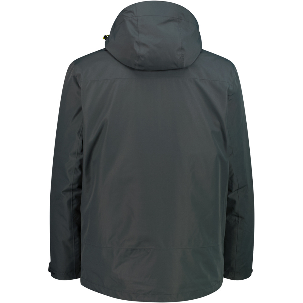 Cmp chaqueta outdoor hombre MAN JACKET ZIP HOOD DETACHABLE INN.JACKET vista trasera
