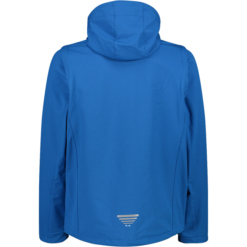 Cmp chaqueta outdoor hombre MAN JACKET ZIP HOOD WITH DETACHABLE SLEEVES vista trasera