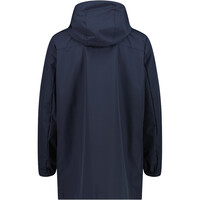 Cmp chaqueta outdoor hombre MAN LONG JACKET ZIP HOOD vista trasera