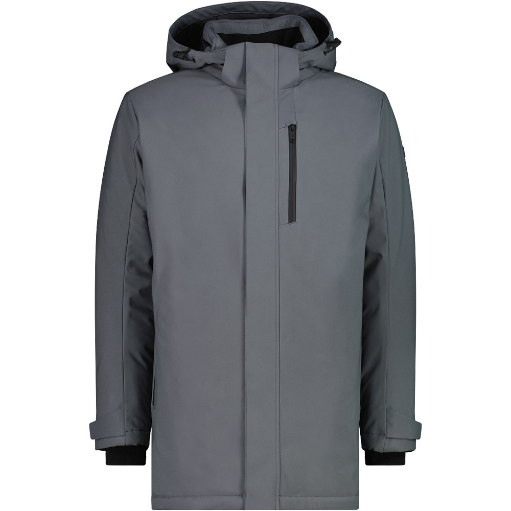 Cmp chaqueta outdoor hombre MAN PARKA SNAPS HOOD vista frontal