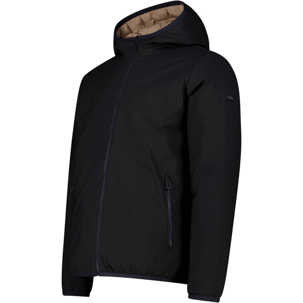 Cmp chaqueta outdoor hombre MAN REVERSE JACKET FIX HOOD vista detalle