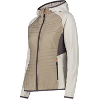 Cmp chaqueta outdoor mujer WOMAN JACKET FIX HOOD HYBRID vista detalle