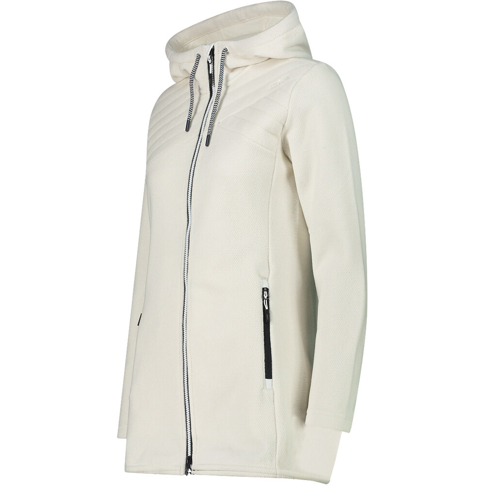 Cmp chaqueta outdoor mujer WOMAN JACKET FIX HOOD vista detalle