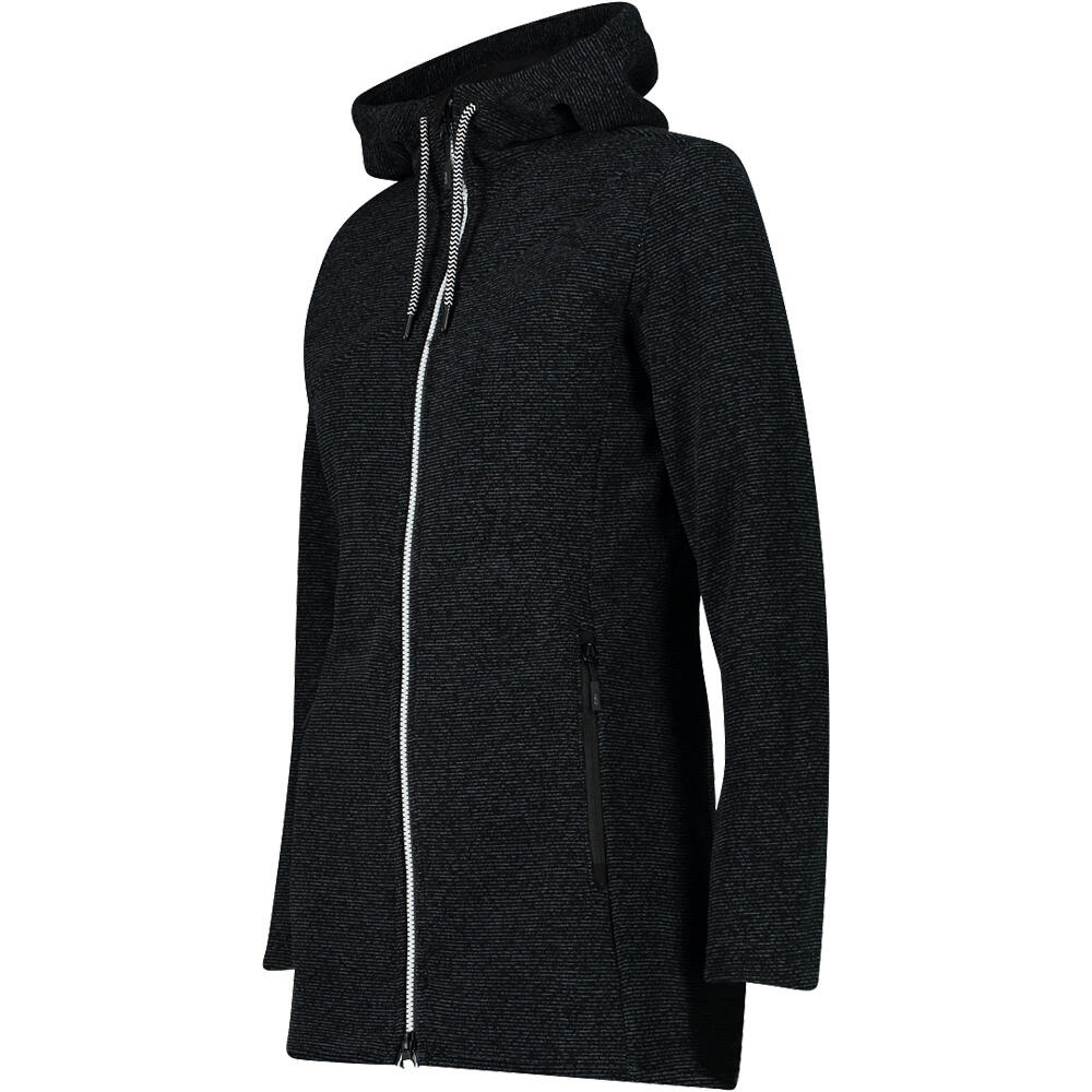 Cmp chaqueta outdoor mujer WOMAN JACKET FIX HOOD vista detalle
