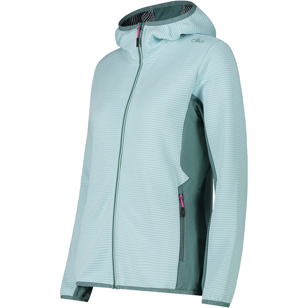 Cmp chaqueta outdoor mujer WOMAN JACKET FIX HOOD vista detalle