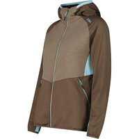 Cmp chaqueta outdoor mujer WOMAN JACKET FIX HOOD vista detalle