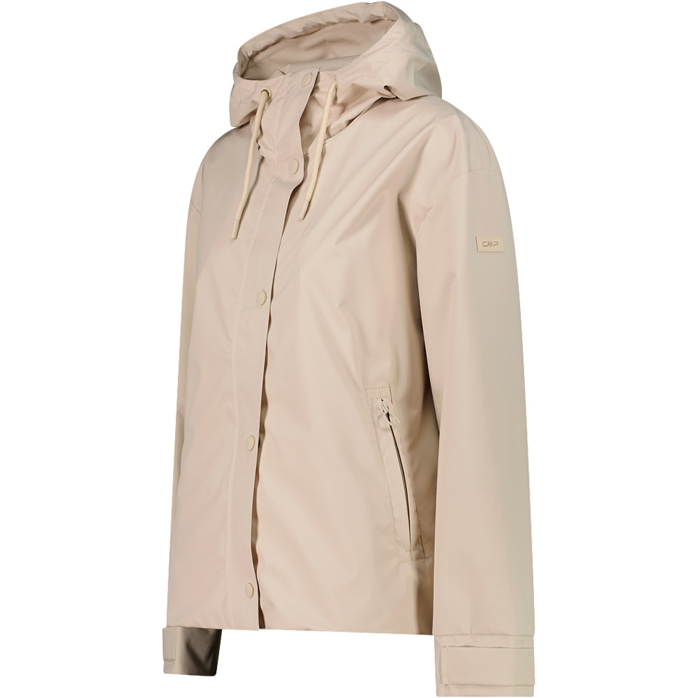 Cmp chaqueta outdoor mujer WOMAN JACKET FIX HOOD vista detalle