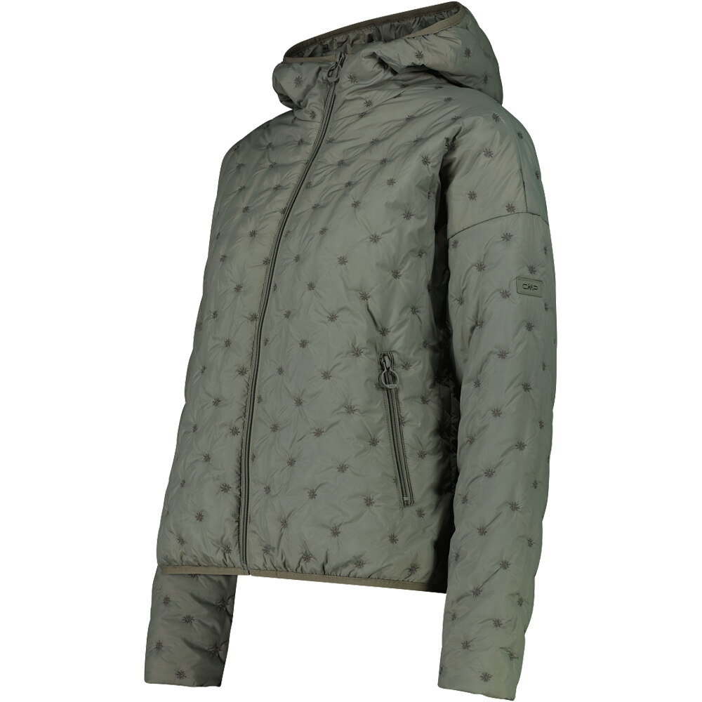 Cmp chaqueta outdoor mujer WOMAN JACKET FIX HOOD vista detalle