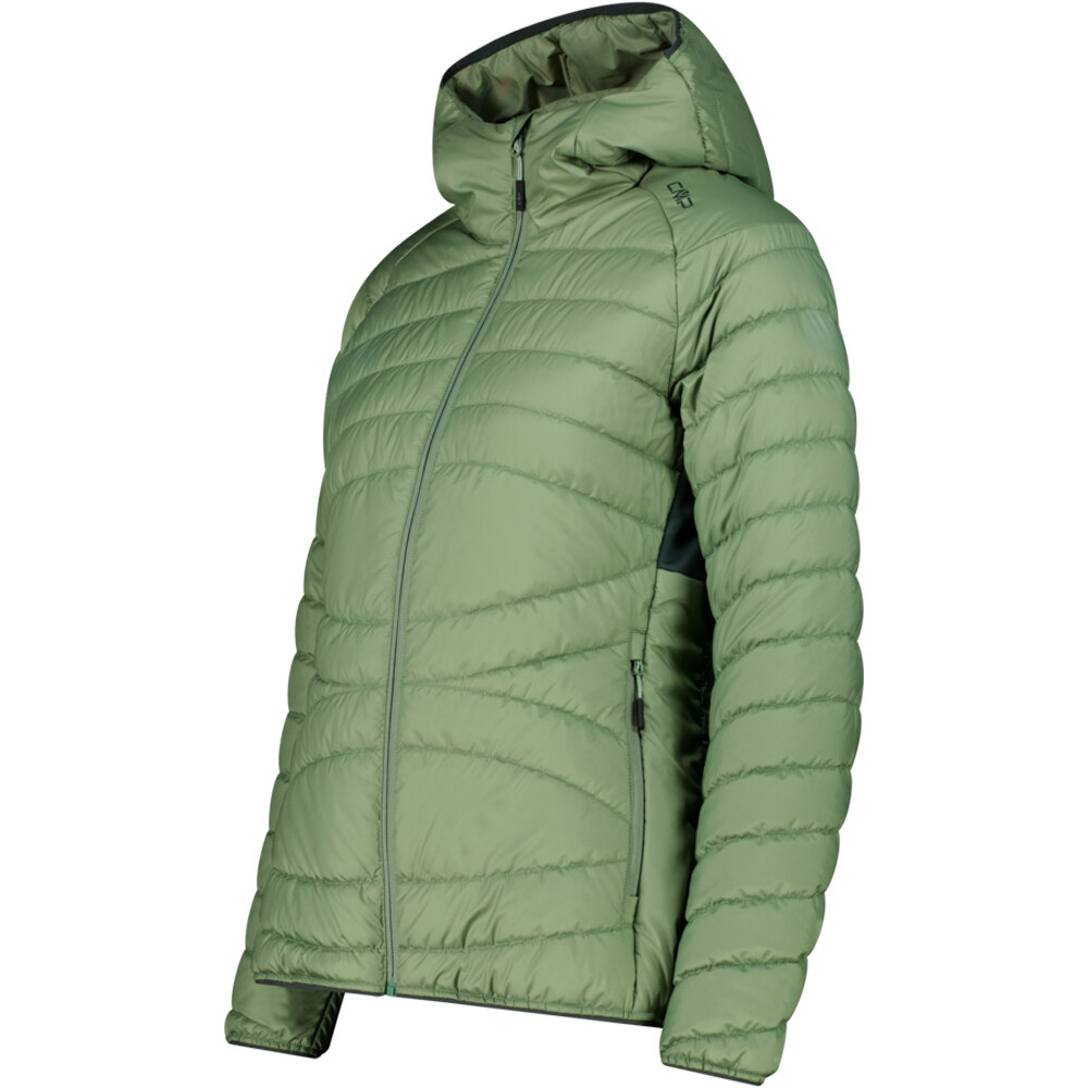Cmp chaqueta outdoor mujer WOMAN JACKET FIX HOOD vista detalle