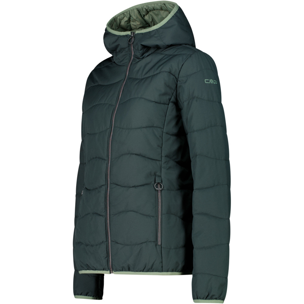 Cmp chaqueta outdoor mujer WOMAN JACKET FIX HOOD vista detalle