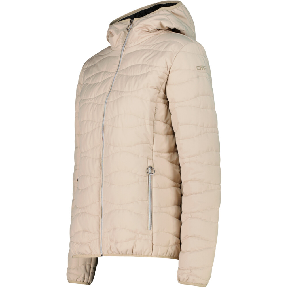 Cmp chaqueta outdoor mujer WOMAN JACKET FIX HOOD vista detalle