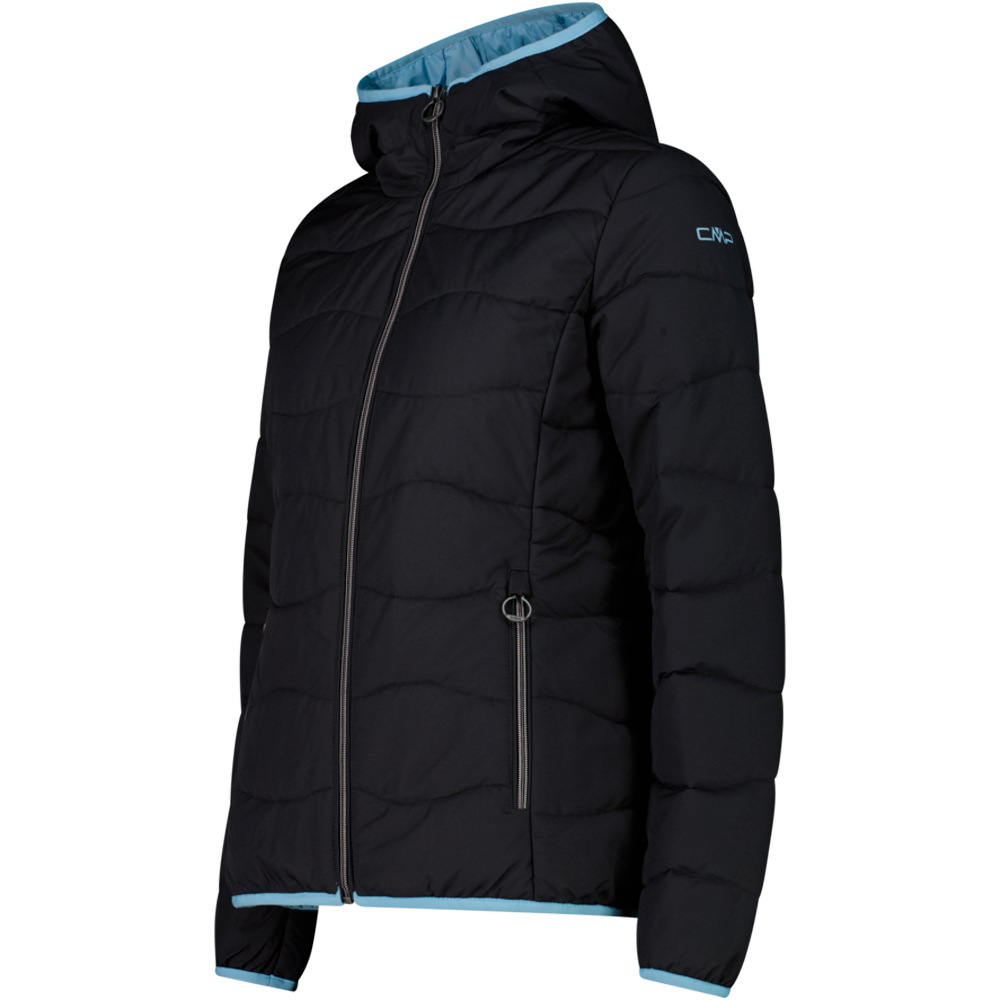 Cmp chaqueta outdoor mujer WOMAN JACKET FIX HOOD vista detalle