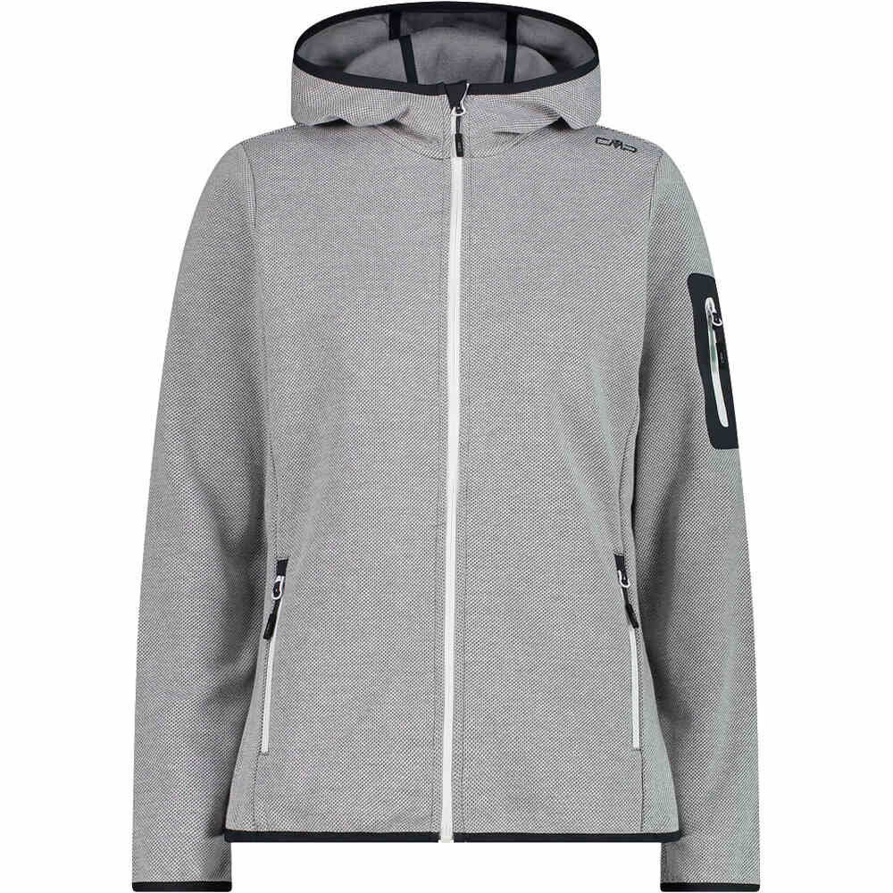 Cmp chaqueta outdoor mujer WOMAN JACKET FIX HOOD vista frontal