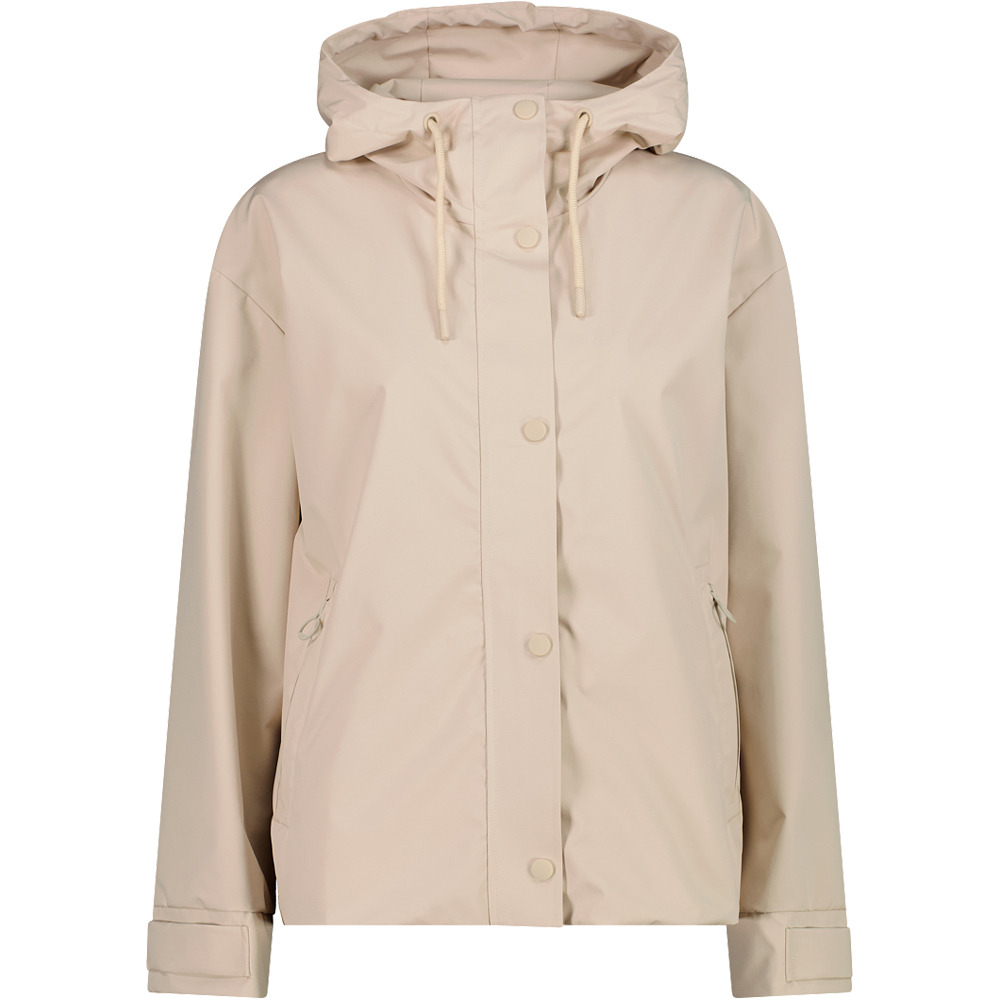 Cmp chaqueta outdoor mujer WOMAN JACKET FIX HOOD vista frontal