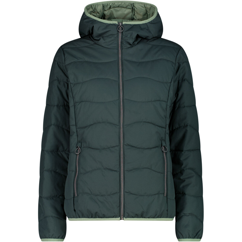 Cmp chaqueta outdoor mujer WOMAN JACKET FIX HOOD vista frontal