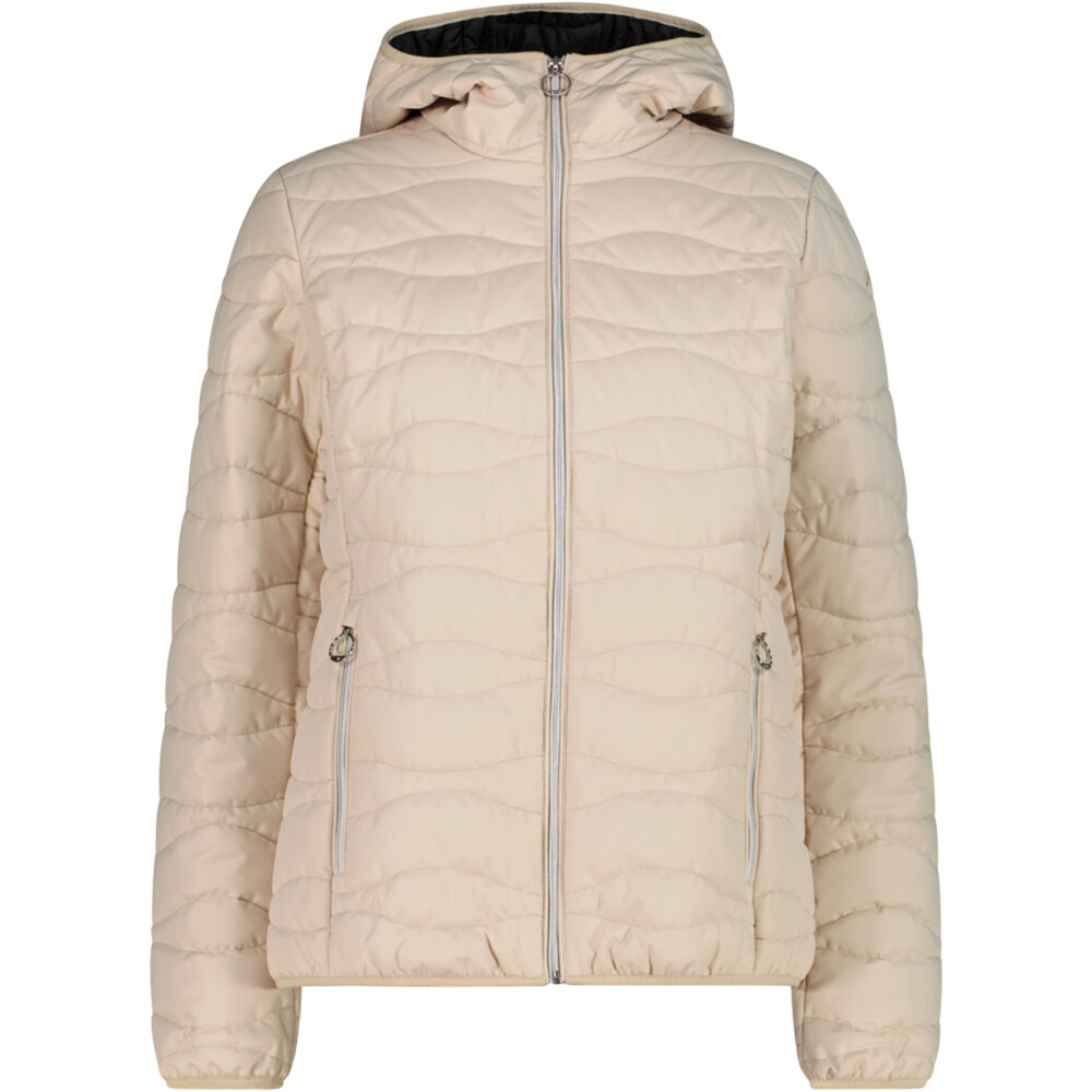 Cmp chaqueta outdoor mujer WOMAN JACKET FIX HOOD vista frontal