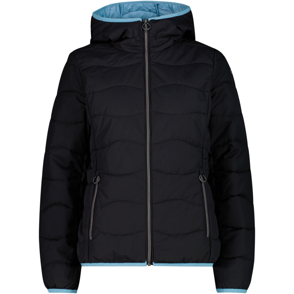 Cmp chaqueta outdoor mujer WOMAN JACKET FIX HOOD vista frontal