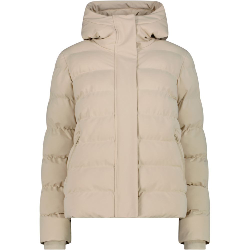 Cmp chaqueta outdoor mujer WOMAN JACKET FIX HOOD vista frontal