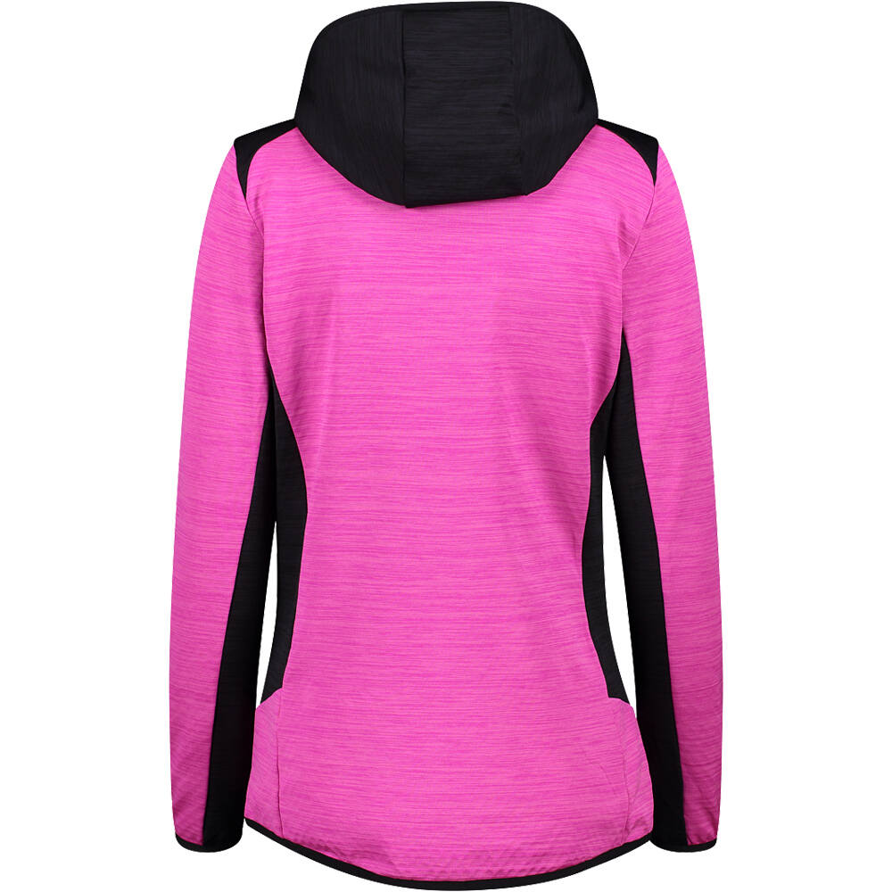 Cmp chaqueta outdoor mujer WOMAN JACKET FIX HOOD vista trasera