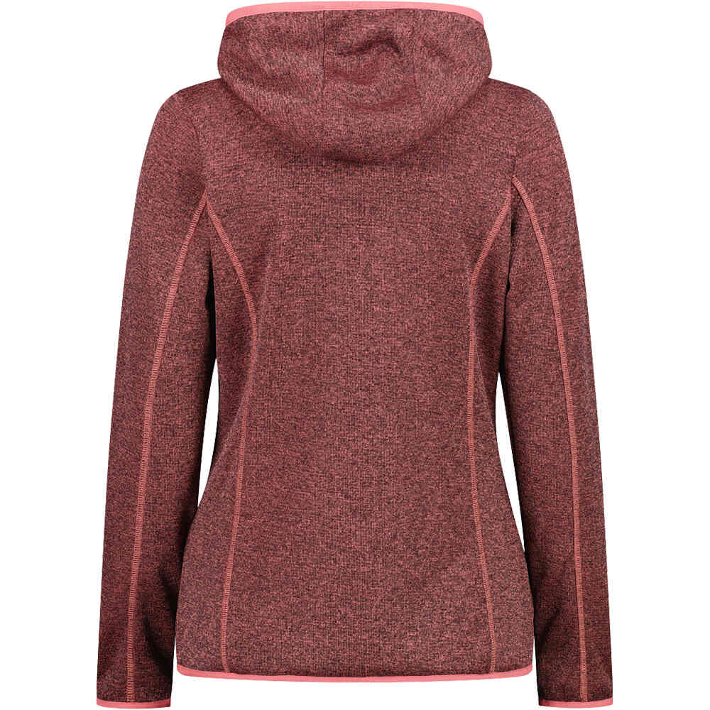 Cmp chaqueta outdoor mujer WOMAN JACKET FIX HOOD vista trasera