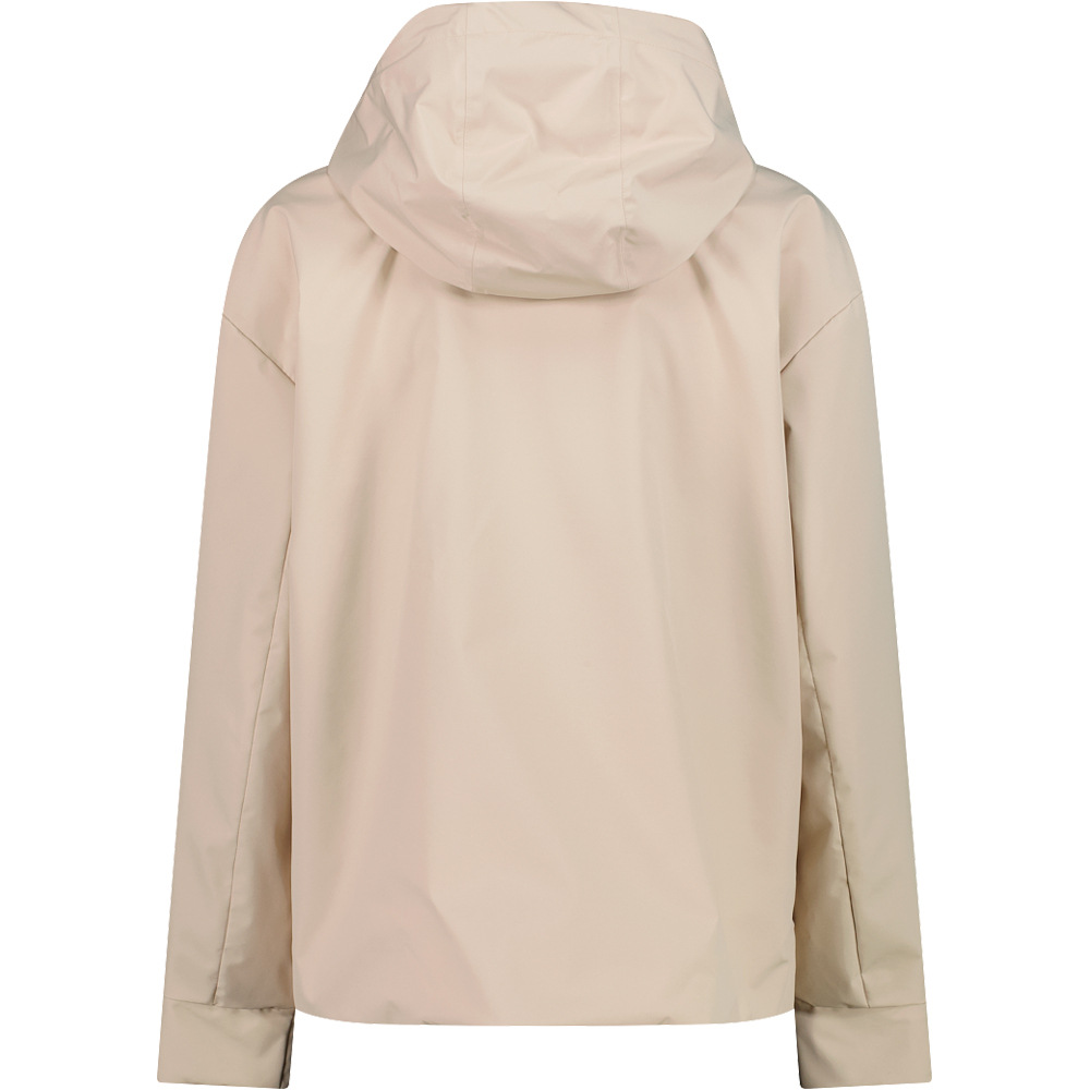 Cmp chaqueta outdoor mujer WOMAN JACKET FIX HOOD vista trasera