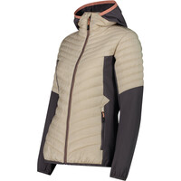 Cmp chaqueta outdoor mujer WOMAN JACKET HYBRID FIX HOOD vista detalle