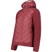 Cmp chaqueta outdoor mujer WOMAN JACKET HYBRID FIX HOOD vista detalle
