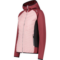Cmp chaqueta outdoor mujer WOMAN JACKET HYBRID FIX HOOD vista detalle