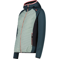 Cmp chaqueta outdoor mujer WOMAN JACKET HYBRID FIX HOOD vista detalle