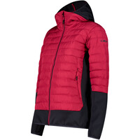Cmp chaqueta outdoor mujer WOMAN JACKET HYBRID FIX HOOD vista detalle