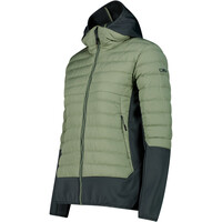Cmp chaqueta outdoor mujer WOMAN JACKET HYBRID FIX HOOD vista detalle