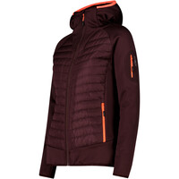Cmp chaqueta outdoor mujer WOMAN JACKET HYBRID FIX HOOD vista detalle