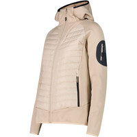 Cmp chaqueta outdoor mujer WOMAN JACKET HYBRID FIX HOOD vista detalle