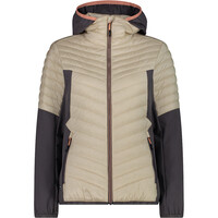 Cmp chaqueta outdoor mujer WOMAN JACKET HYBRID FIX HOOD vista frontal