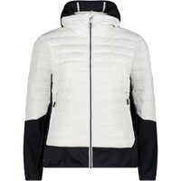 Cmp chaqueta outdoor mujer WOMAN JACKET HYBRID FIX HOOD vista frontal