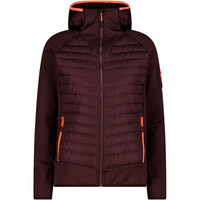 WOMAN JACKET HYBRID FIX HOOD