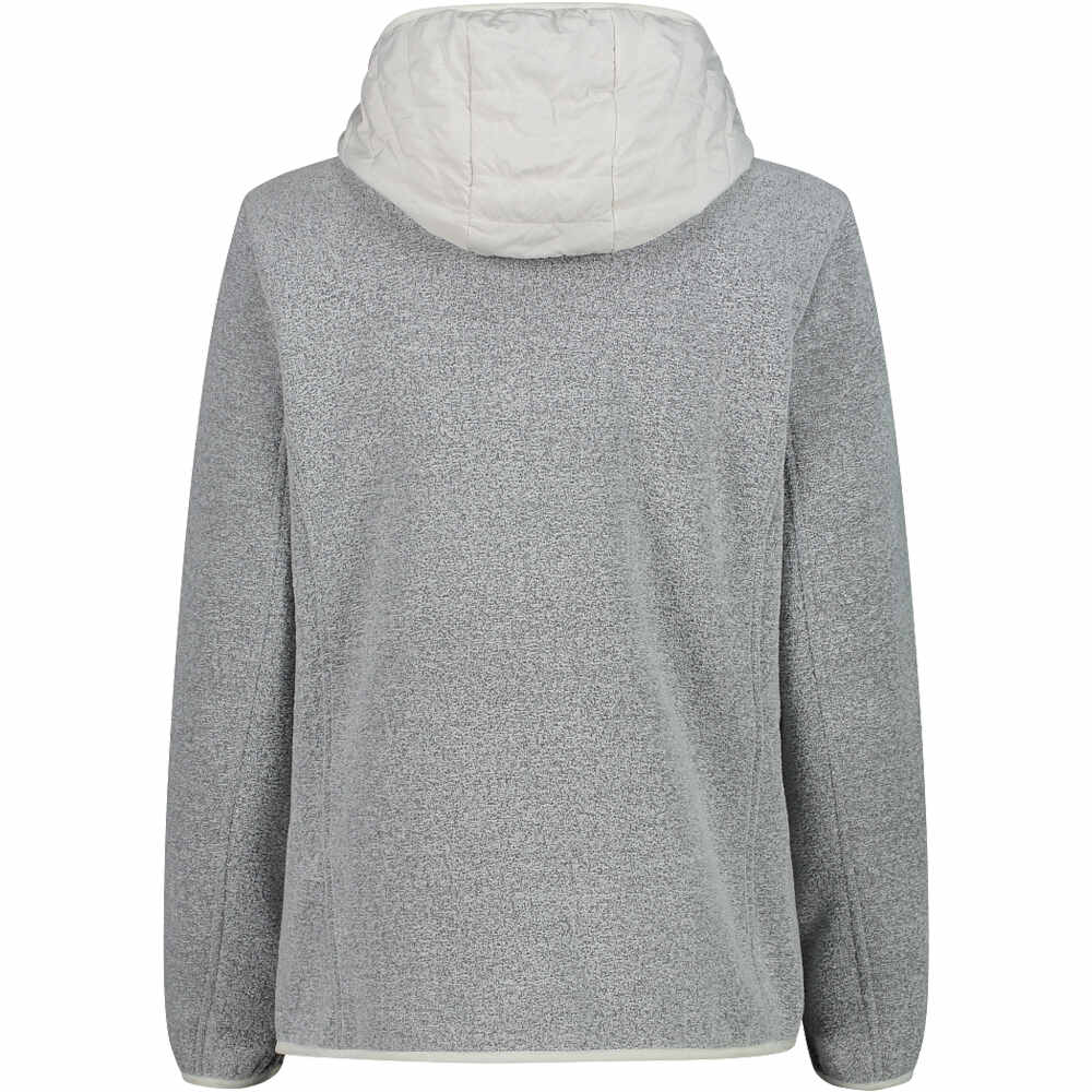 Cmp chaqueta outdoor mujer WOMAN JACKET HYBRID FIX HOOD vista trasera