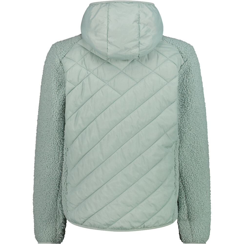Cmp chaqueta outdoor mujer WOMAN JACKET HYBRID FIX HOOD vista trasera