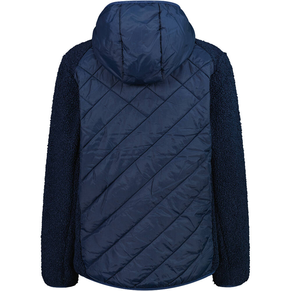 Cmp chaqueta outdoor mujer WOMAN JACKET HYBRID FIX HOOD vista trasera