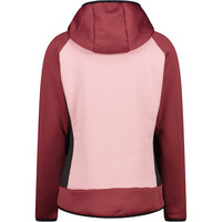 Cmp chaqueta outdoor mujer WOMAN JACKET HYBRID FIX HOOD vista trasera