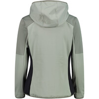 Cmp chaqueta outdoor mujer WOMAN JACKET HYBRID FIX HOOD vista trasera
