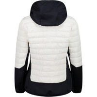 Cmp chaqueta outdoor mujer WOMAN JACKET HYBRID FIX HOOD vista trasera