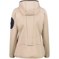 Cmp chaqueta outdoor mujer WOMAN JACKET HYBRID FIX HOOD vista trasera