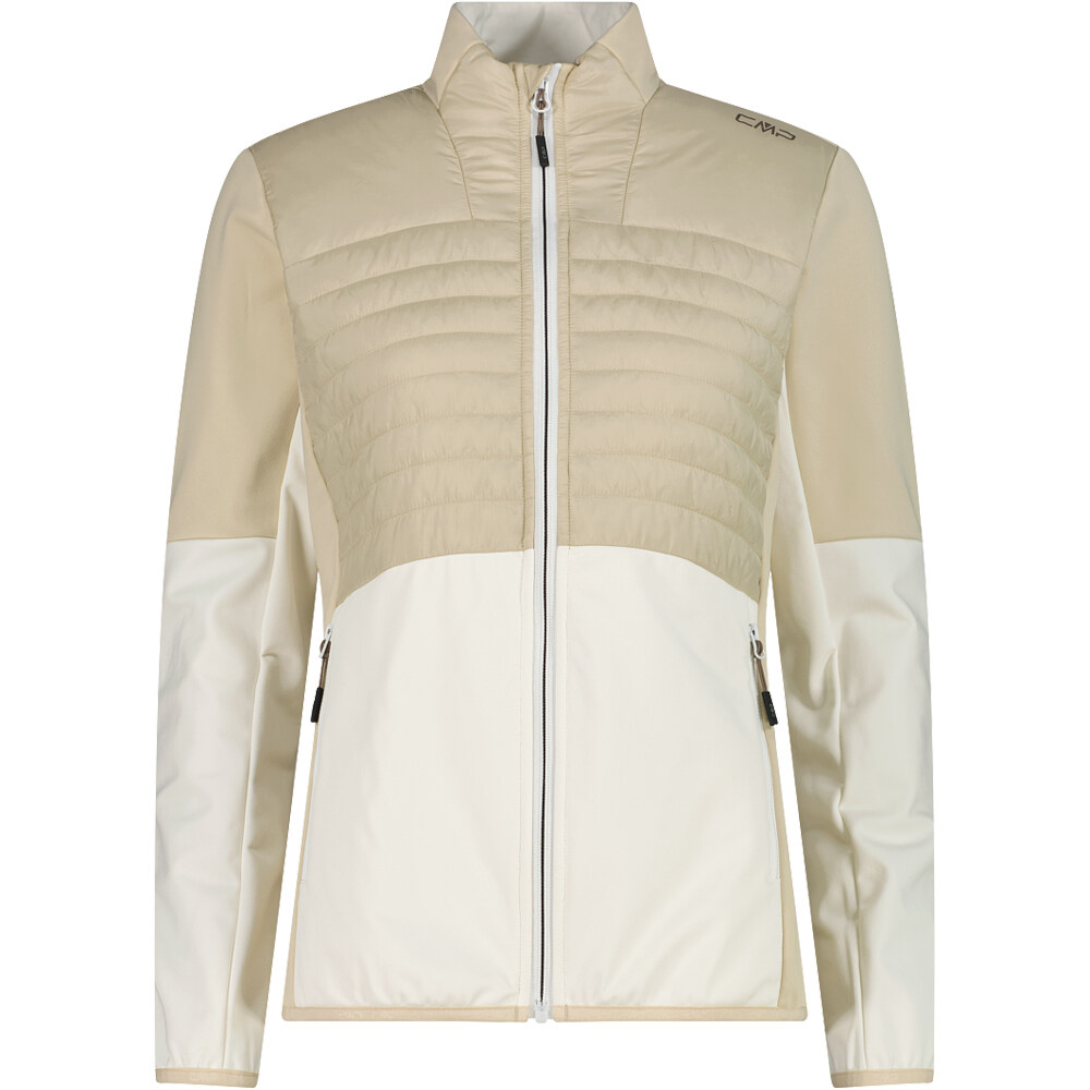 Cmp chaqueta outdoor mujer WOMAN JACKET HYBRID vista frontal