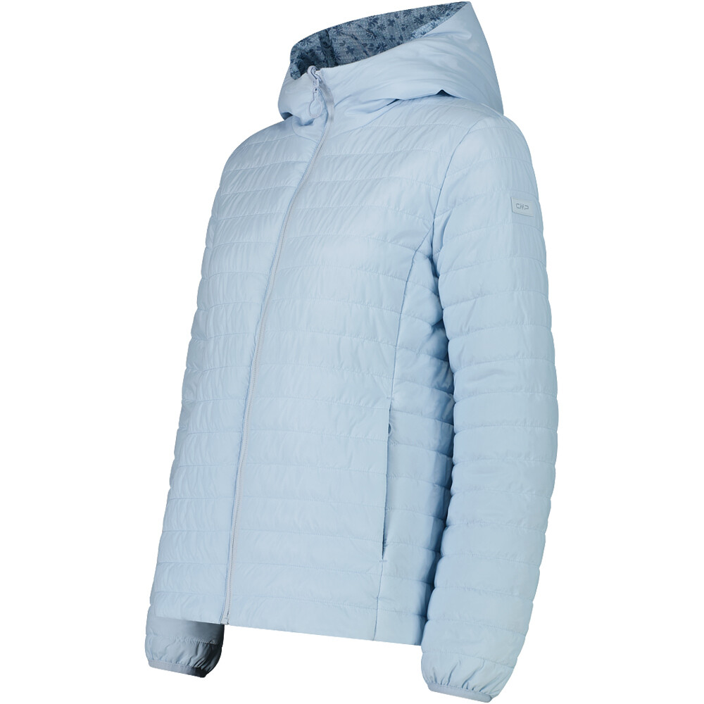 Cmp chaqueta outdoor mujer WOMAN JACKET REVERSE FIX HOOD vista detalle