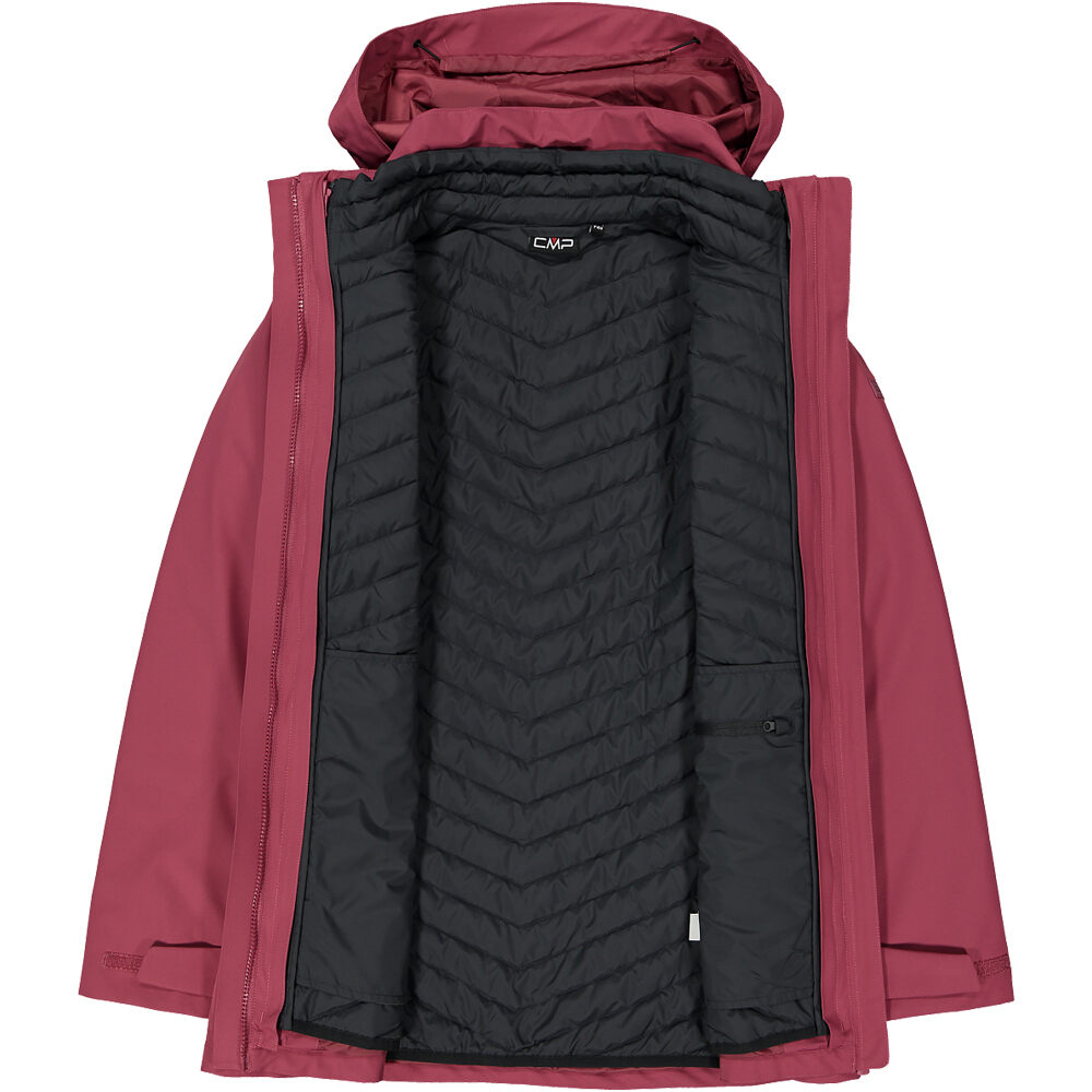 Cmp chaqueta outdoor mujer WOMAN LONG JACKET ZIP HOOD DETACHABLE INN.JACKET 06
