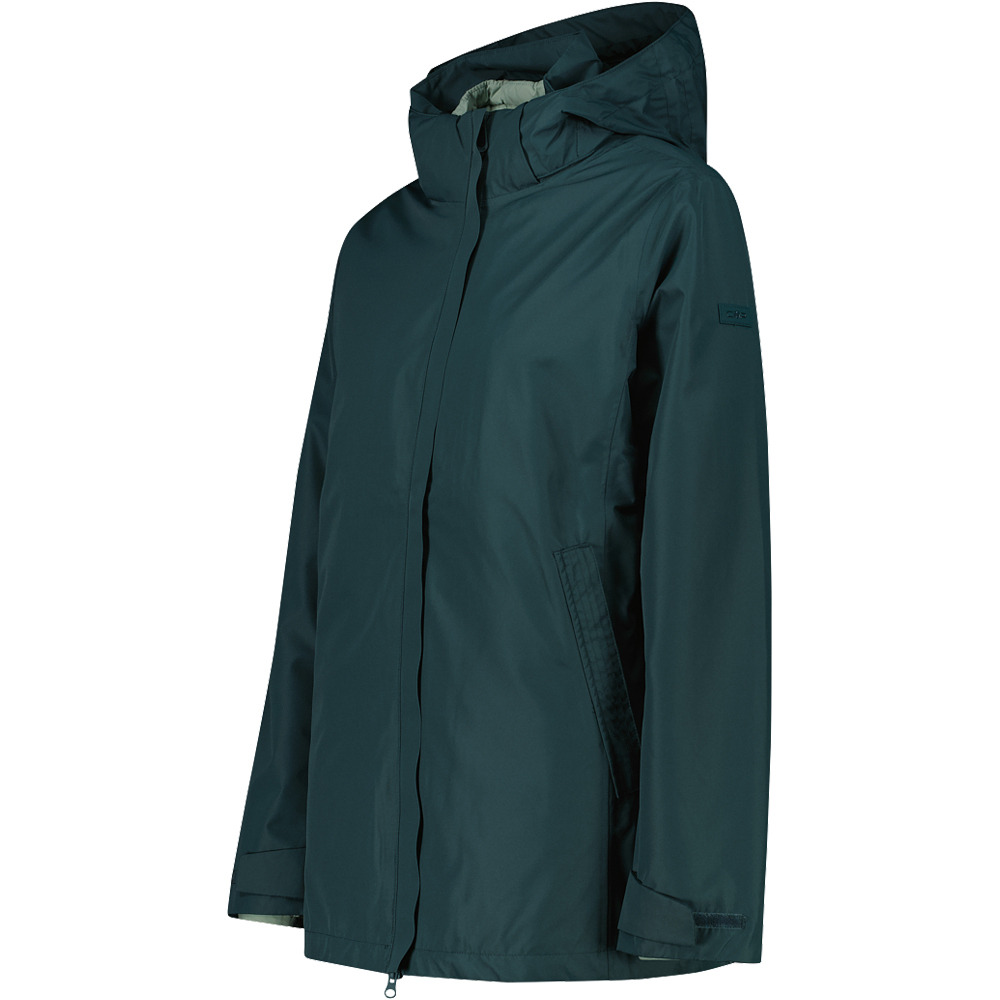 Cmp chaqueta outdoor mujer WOMAN LONG JACKET ZIP HOOD DETACHABLE INN.JACKET vista detalle