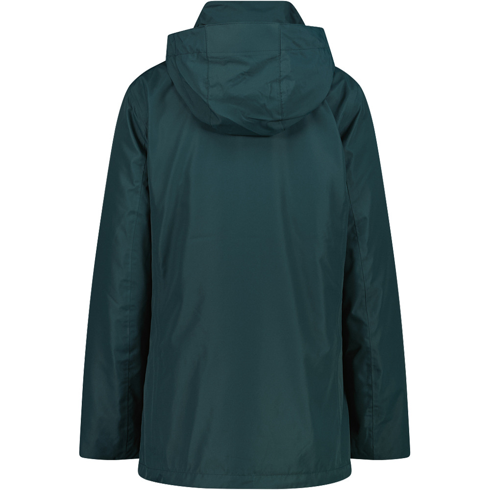 Cmp chaqueta outdoor mujer WOMAN LONG JACKET ZIP HOOD DETACHABLE INN.JACKET vista trasera